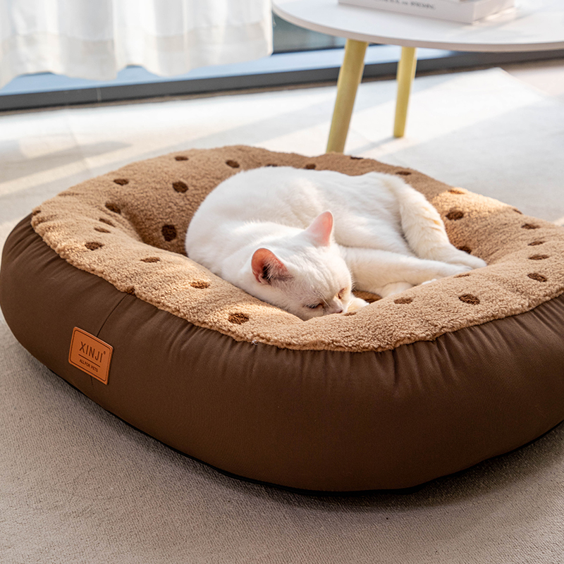 可拆洗深睡猫窝冬季加厚猫咪睡窝趴趴垫宠物沙发保暖垫子2025新款 - 图2