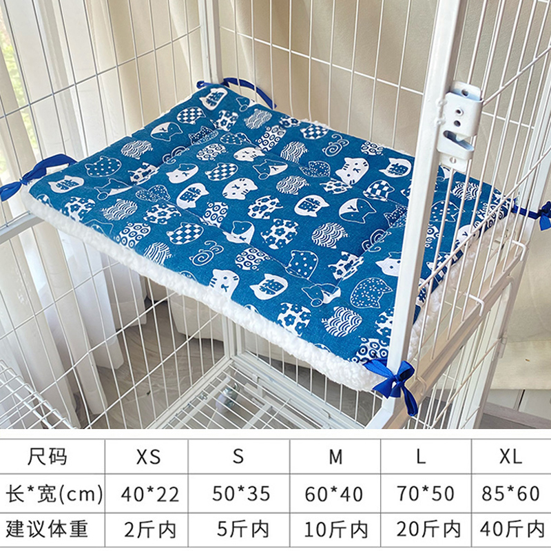 宠物垫子猫咪棉垫四季通用猫笼专用平台垫猫垫睡觉用猫窝狗狗睡垫-图3