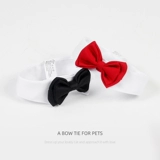 Галстук-бабочка с бантиком, чокер, шарф, красный праздничнный аксессуар