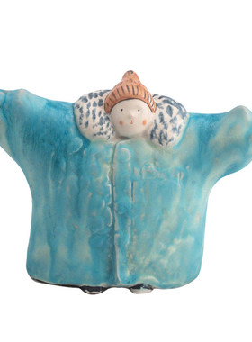 高级感小众创意陶瓷人物摆件