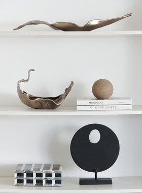 印度进口铝叶之舞韵收纳摆件