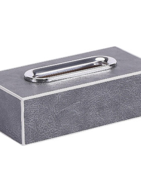 轻奢皮质首饰收纳盒新中式摆件