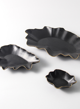 陶瓷简约现代餐厅果盘摆件