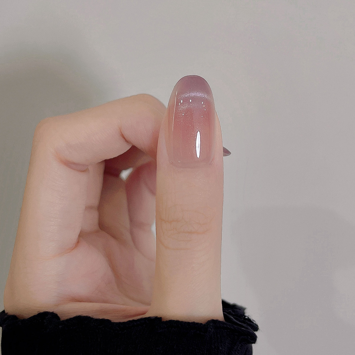 手工穿戴甲短款温柔紫色法式猫眼2026新款高级感指甲贴片时光巷陌,淘宝优惠券,粉丝福利购,淘宝优惠卷