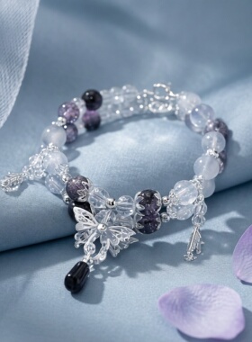 新中式超仙蝴蝶手串四条装