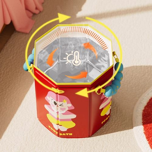 保温可折叠泡脚桶专用袋家用浴室儿童成人过膝深桶养生便携式水盆 - 图2