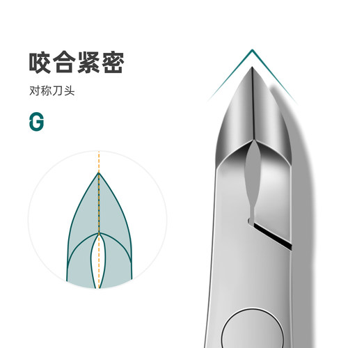 MR.GREEN死皮剪去死皮倒刺修指甲美甲店用专业死皮钳斜刀工具 - 图2