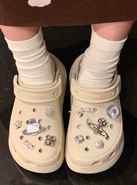 【黑洞甜心】原创HelloKitty洞洞鞋配饰适配crocs配件拖鞋扣鞋花