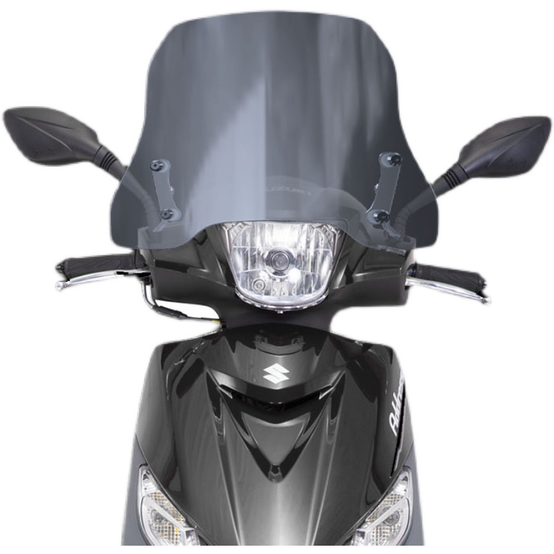 适用于摩托车豪爵VF110 100 125前挡风玻璃挡雨板前风挡护胸板 - 图3