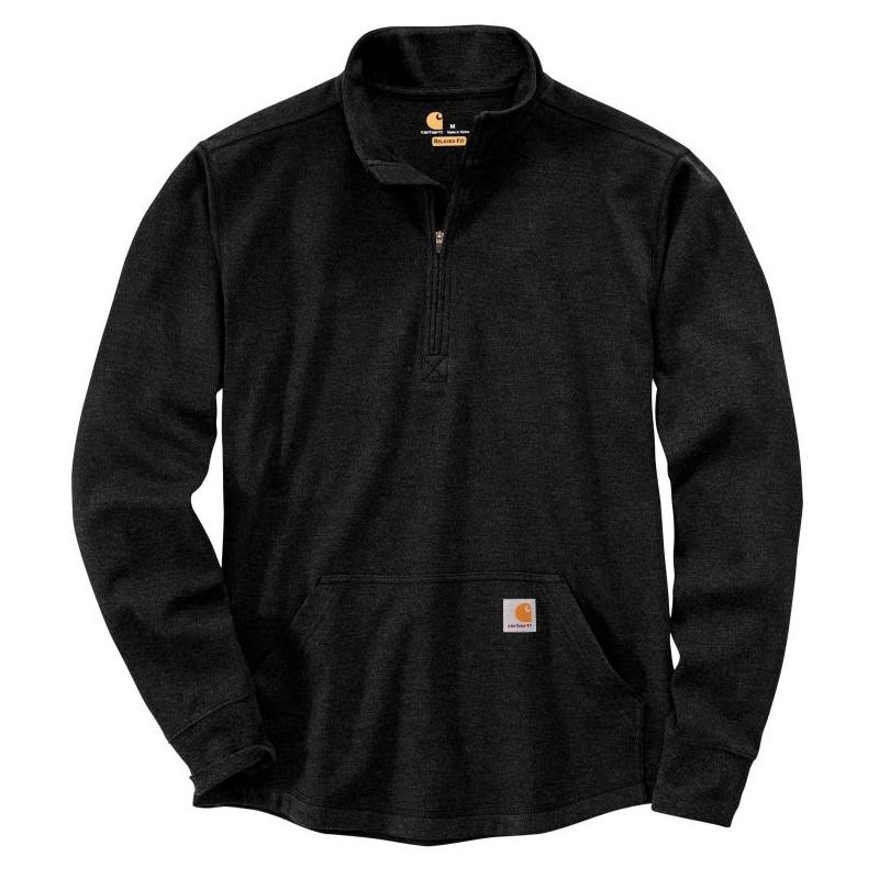 carhartt/卡哈特男子户外卫衣立领半拉链口袋罗纹美国直邮C855R - 图0