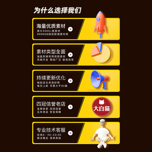 全店素材短视频素材剪辑音效滤镜调色预设插件PR模板转场AE模板 - 图1