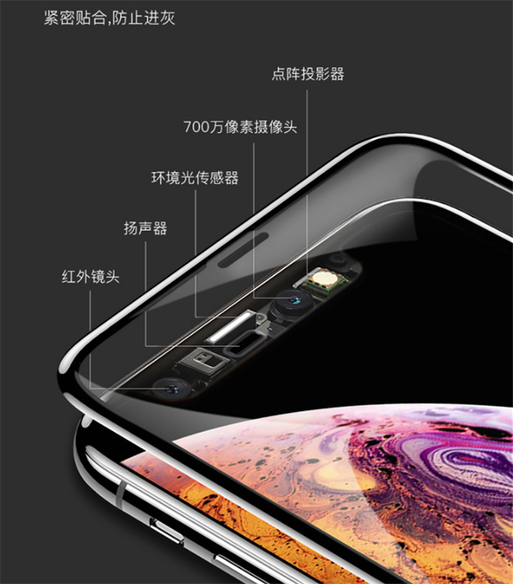 新款9D钢化膜iPhone16/15/14ProMax/13/12/11全屏覆盖钢化膜XR苹果xsmax/7/8Plus手机玻璃贴膜防摔保护膜高清 - 图1