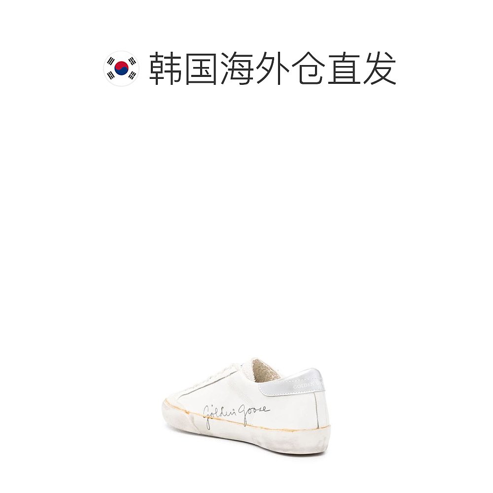 韩国直邮GOLDEN GOOSE23FW平板鞋男GMF00596F479511267 WhiteWhit-图1