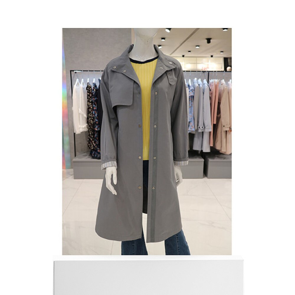 韩国直邮ab.f.z 风衣 [Ab.fz] Neck Point Trench Coat (AFS2RR01 - 图3