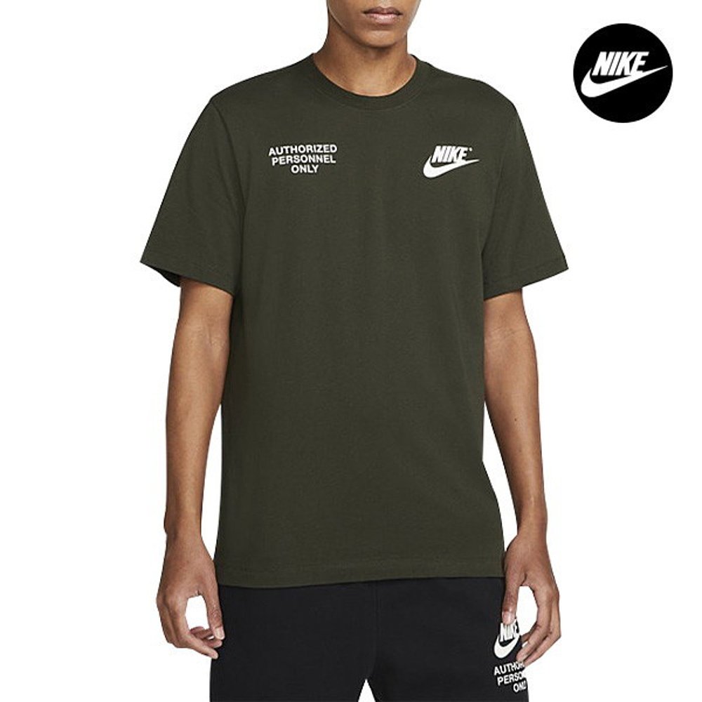 韩国直邮Nike 衬衫 [NIKE] TECH AUTH 字母 男士 短袖 T恤 棉T恤 - 图2