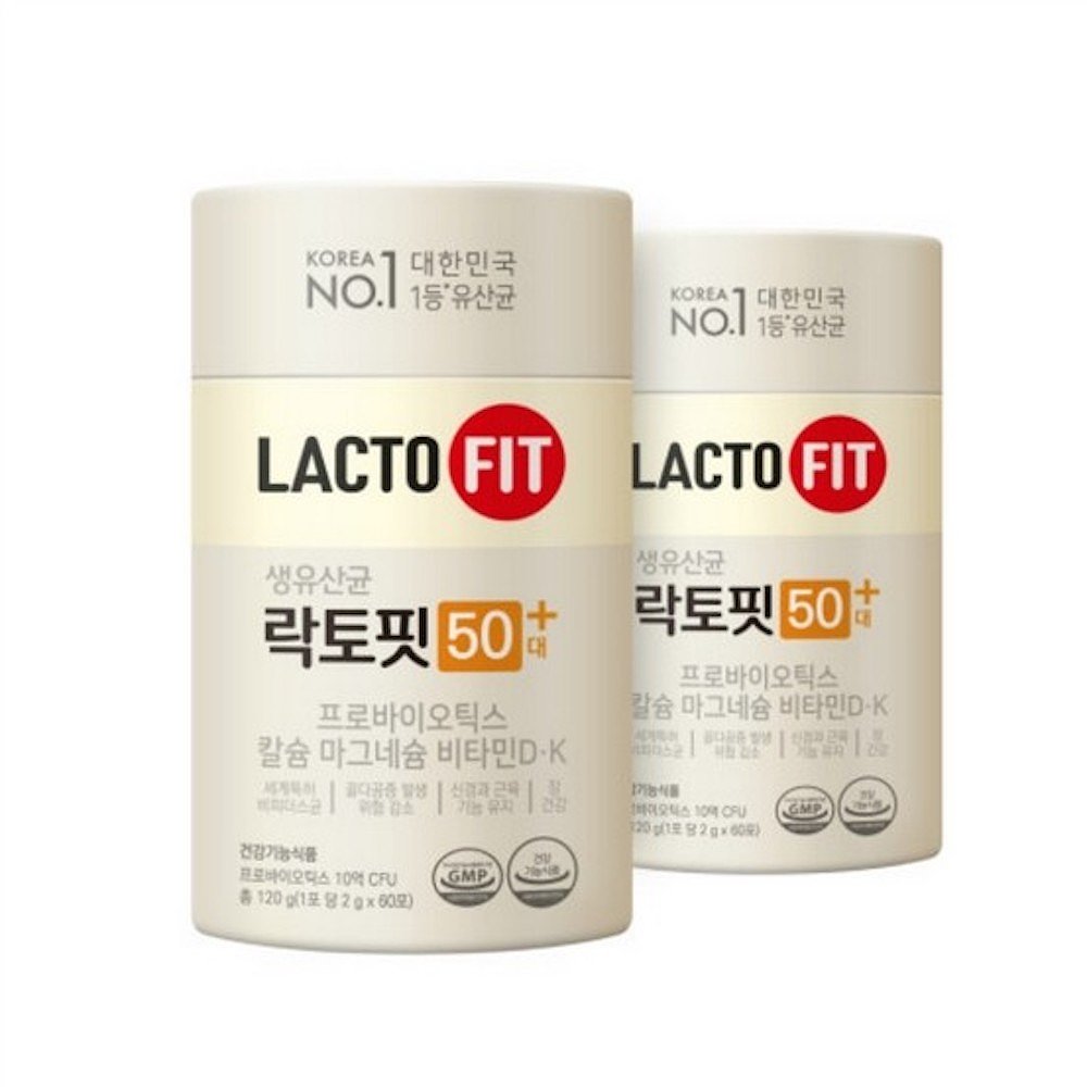 韩国直邮钟根堂LACTOFIT乐多飞骨质乳酸菌益生菌60包*2盒调理肠胃 - 图2