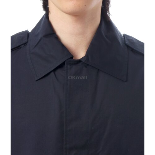 韩国直邮STUDIO NICHOLSON MARQUE MAC 大衣深海军蓝 (972) 外套 - 图3