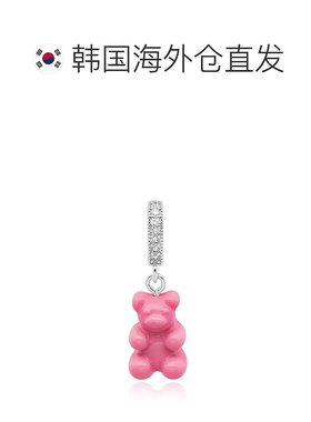 韩国直邮CRYSTAL HAZE [NOSTALGIA BEAR-CANDY PINK-PAVE CONNECT