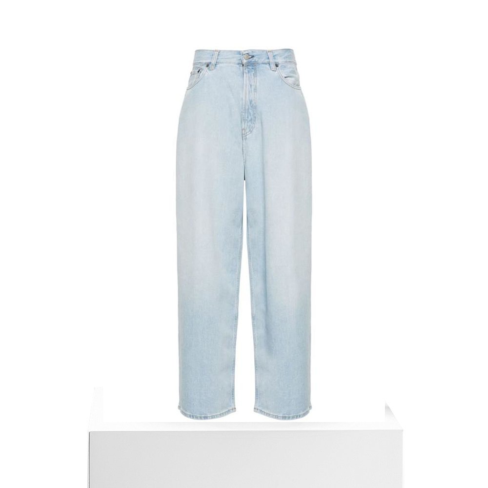 韩国直邮ACNE STUDIOS24SS牛仔直筒裤女A00447 48491863 MID BLUE - 图3