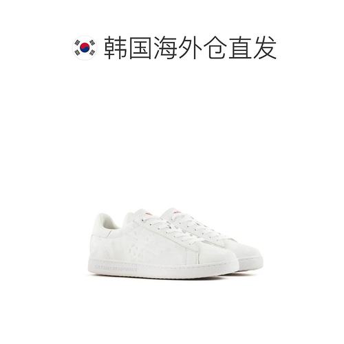 韩国直邮EA7 EMPORIO ARMANI平板鞋男X8X001XK375BIANCO T653WHIT-图1