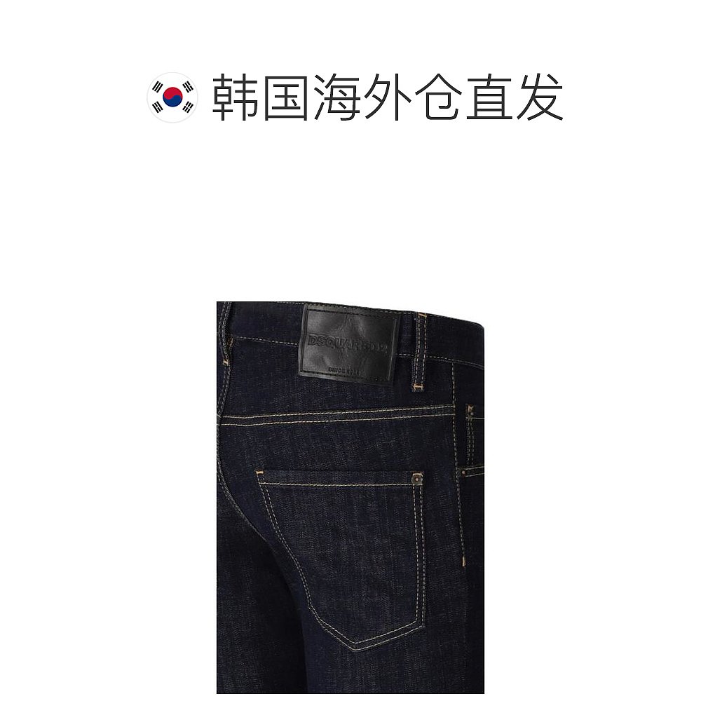 韩国直邮DSQUARED224SS牛仔直筒裤男S74LB1425 S30664 470BLUE-图1