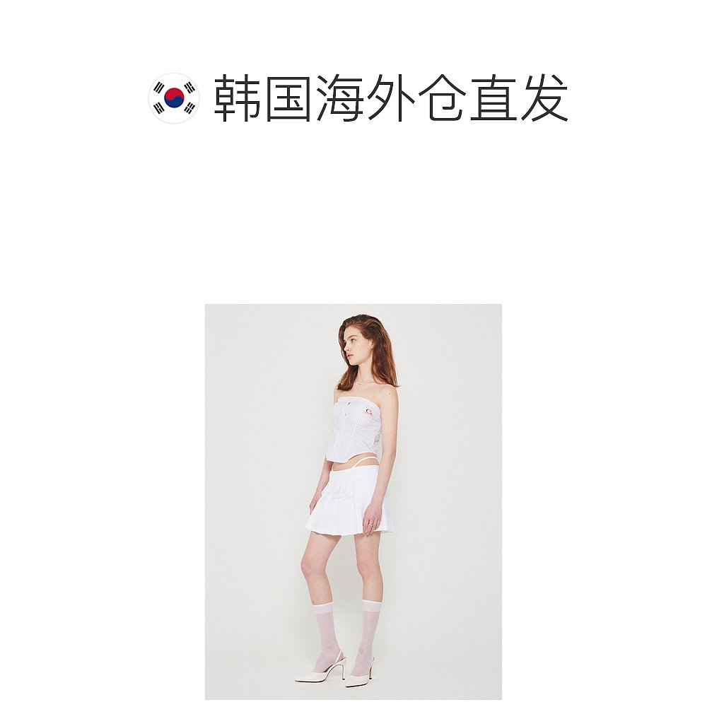 韩国直邮crank 通用 半身裙裙裤字母 - 图1