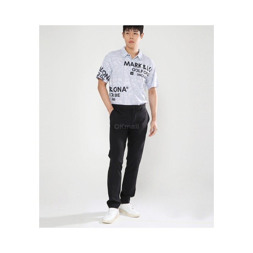 韩国直邮Mark&Lona FLOG 领 Polo 衫 男士短袖上装 2024年夏季款,淘宝优惠券,粉丝福利购,淘宝优惠卷