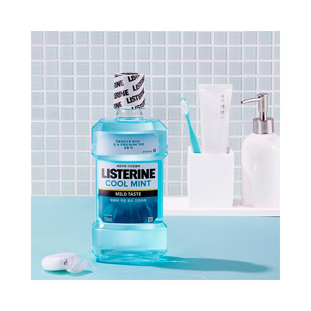 韩国直邮listerine 通用 漱口剂李施德林漱口液抑菌 - 图0