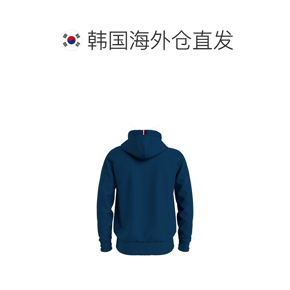 韩国直邮TOMMY HILFIGER23FW连帽卫衣男MW0MW29283DEEP INDIGO - 图1