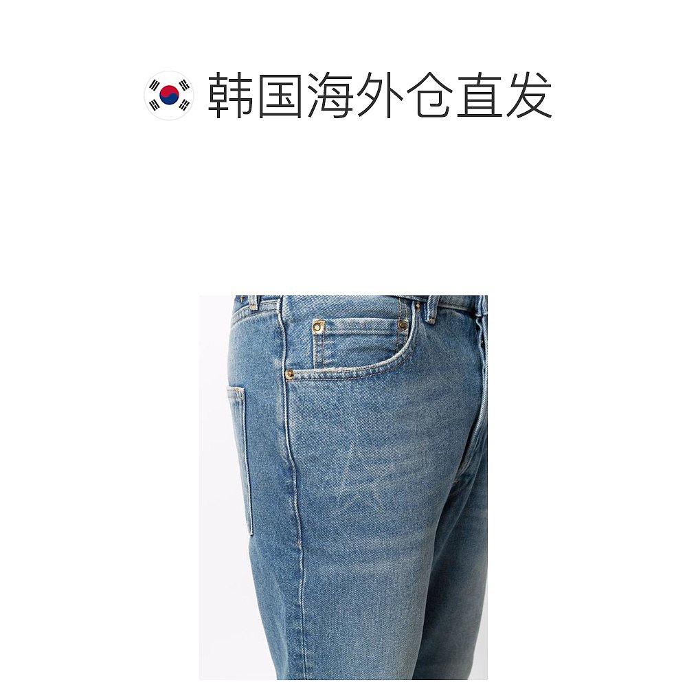 韩国直邮GOLDEN GOOSE24SS牛仔直筒裤男GMP00596 P00062150100Blu-图1