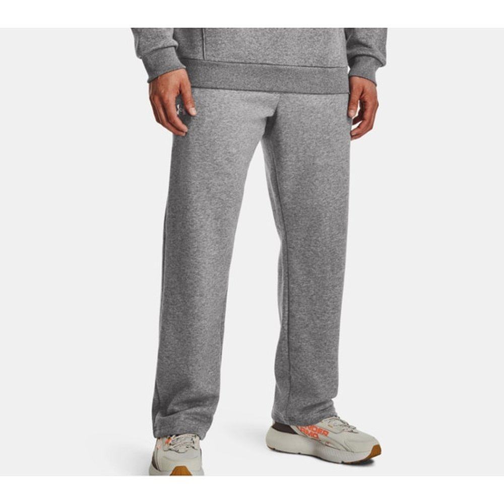 韩国直邮UNDER ARMOUR 1379770 灰色男士 Rival 抓绒长裤宽松版型,淘宝优惠券,粉丝福利购,淘宝优惠卷