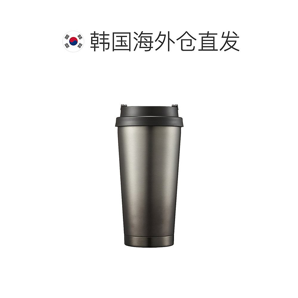 韩国直邮Starbucks星巴克不锈钢保温杯黑色简约便携徽标图案473ml - 图1