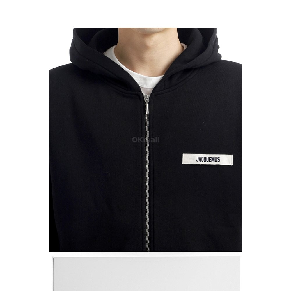 韩国直邮JACQUEMUS LE GROS GRAIN 拉链连帽衫 (HOM00257AJ00126 - 图3