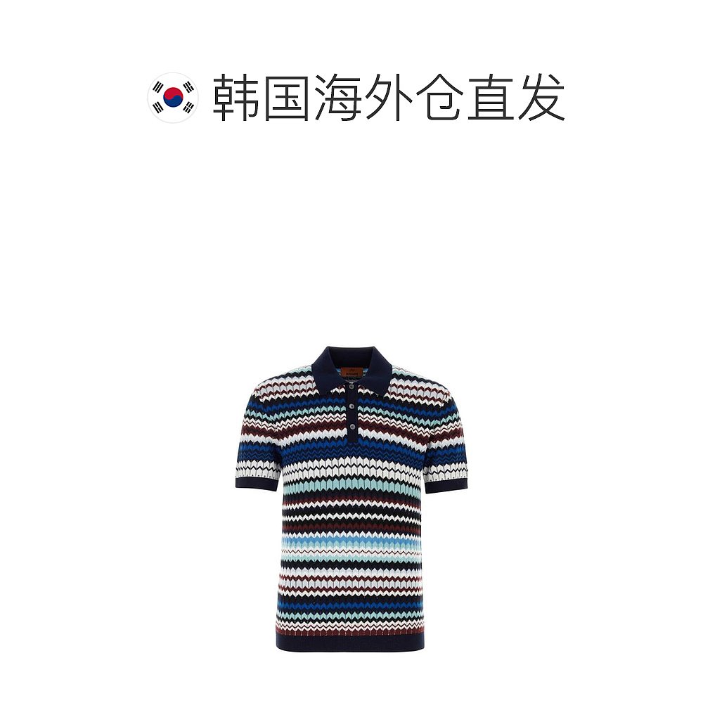 韩国直邮MISSONI24SSPOLOT恤男US24S208BK034N S72EY Printed - 图1