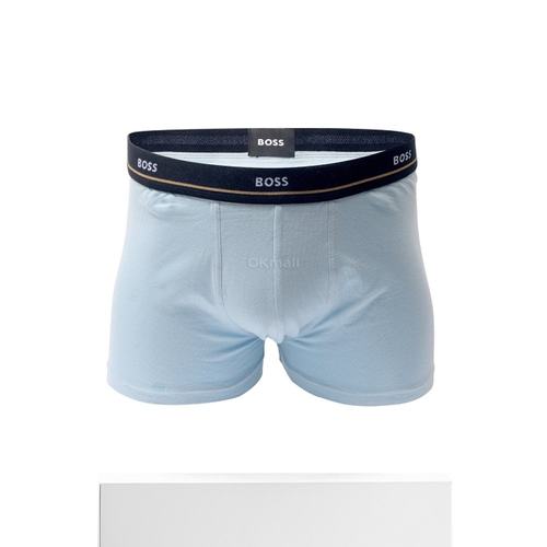 韩国直邮HUGO BOSS 五条装弹力棉质短裤，腰带带徽标（50531660-9 - 图3