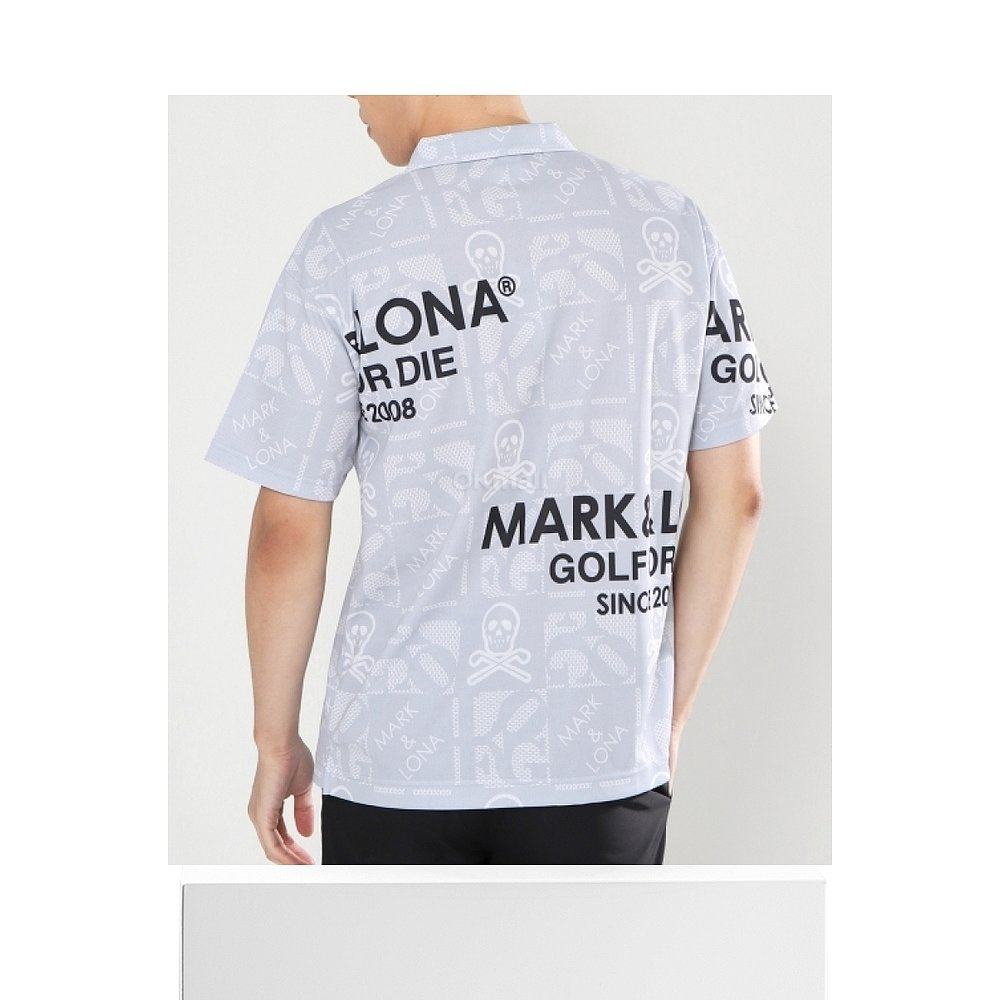 韩国直邮Mark&Lona FLOG 领 Polo 衫 男士短袖上装 2024年夏季款,淘宝优惠券,粉丝福利购,淘宝优惠卷