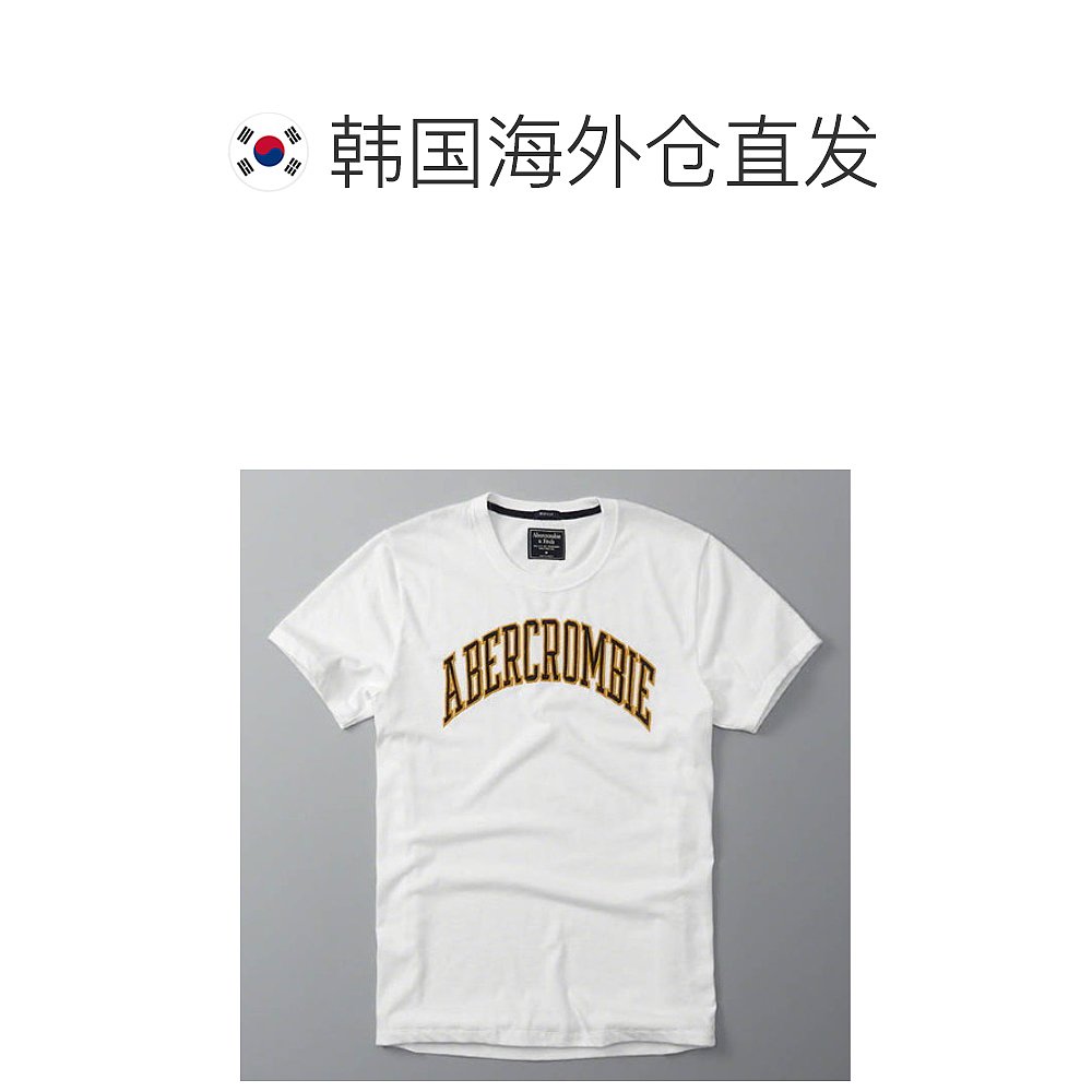 韩国直邮[Abercrmbie & Fitch] [ABERCRMBIE&FITCH;] 纯色 T恤 - 图1