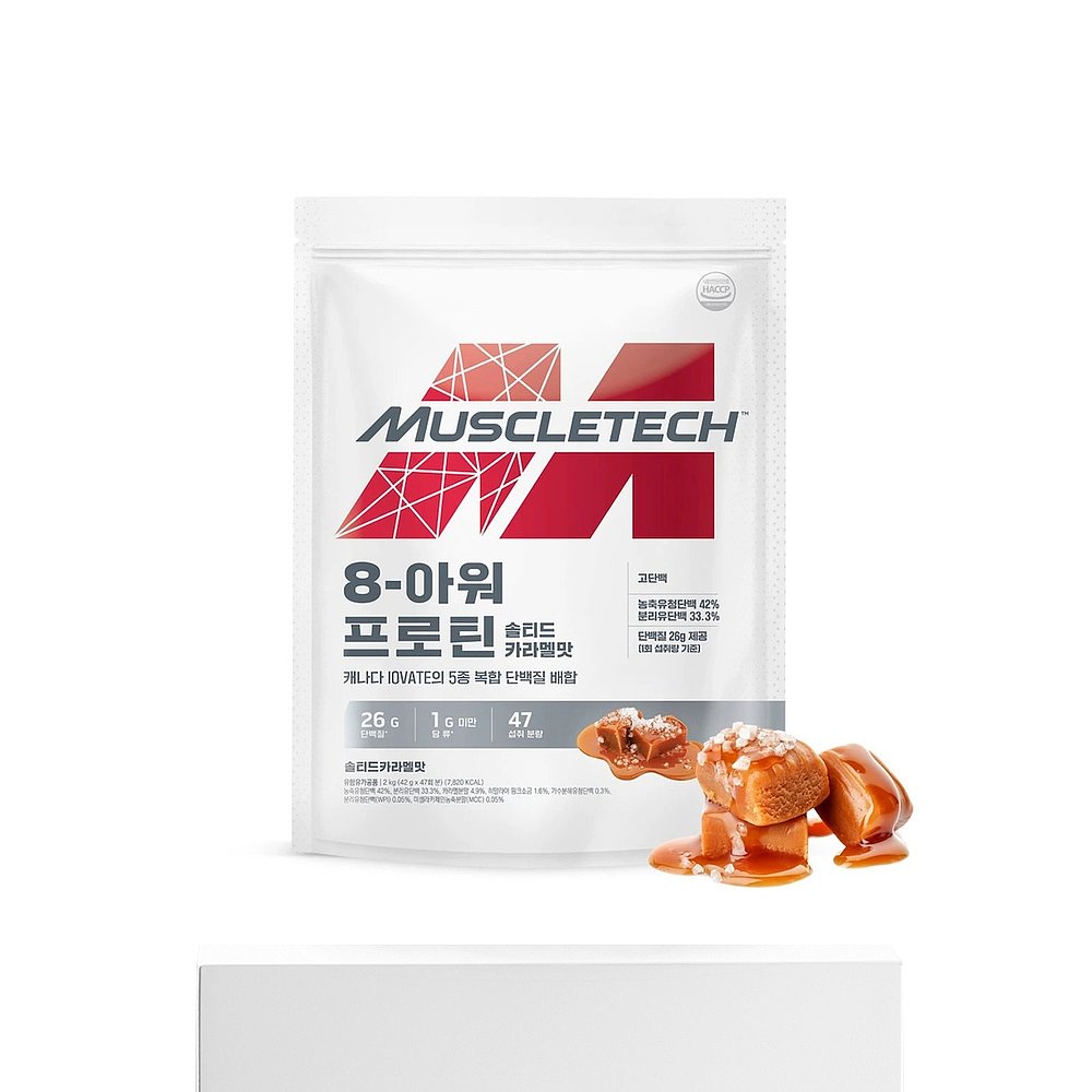 自营｜Muscletech肌肉科技粉盐焦糖味*2kg复合蛋白质粉剂 - 图3