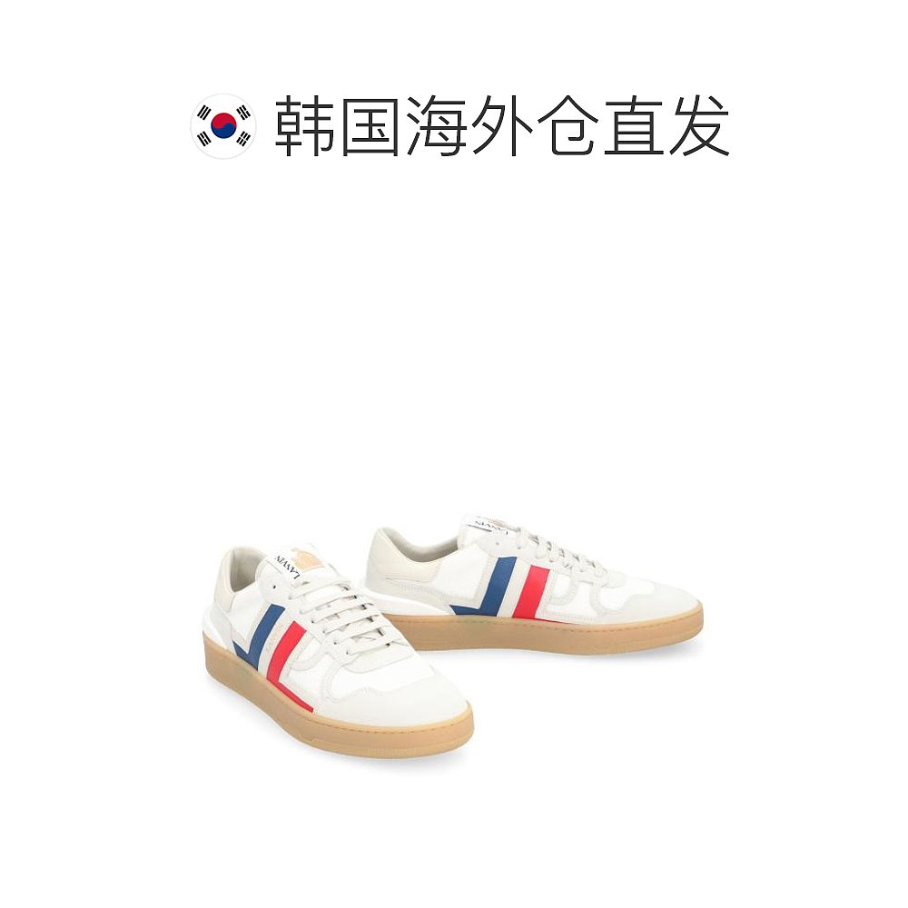 韩国直邮LANVIN24SS平板鞋男FMSKDK00NASH 00S1WHITE - 图1