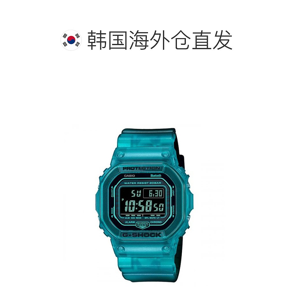 韩国直邮G-SHOCK卡西欧复古运动小方块表DW-B5600G-2DR-BLUE-图1