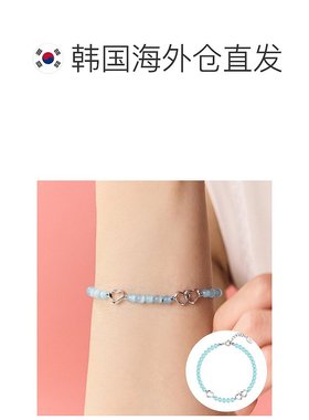 韩国直邮Rosemont [Rosemont] 银色蓝色猫眼石手链鹿心 RA25C08A