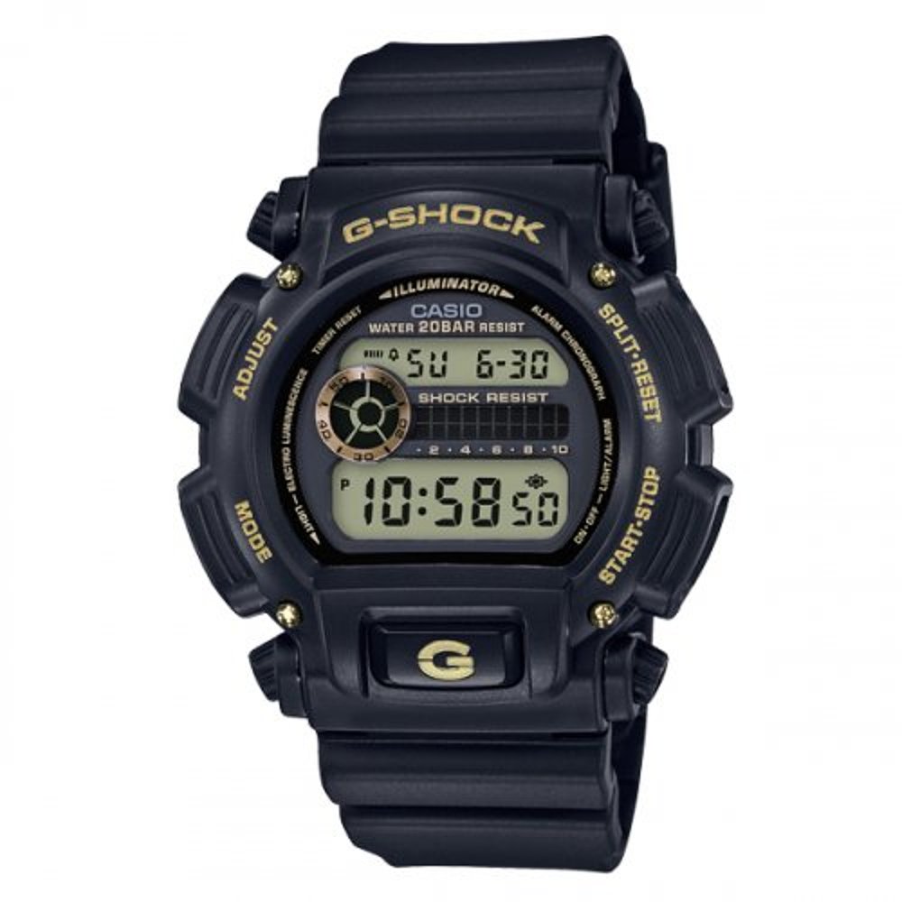 韩国直邮G-SHOCK 卡西欧复古运动小方块表DW-9052GBX-1A9DR-BLACK - 图2