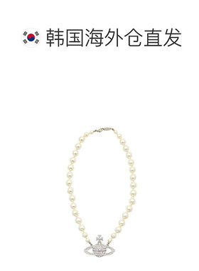 1h可退 韩国直邮vivienne westwood 女士 项链珍珠薇薇安黄金吊坠