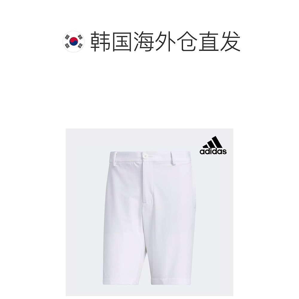 韩国直邮[Adidas GOLF] 男士 夏季 Ventilation 弹力 短裤 白色 H - 图1