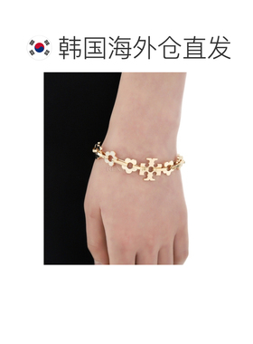 韩国直邮TORY BURCH汤丽柏琦女士互锁双T花朵手链180840-700配饰