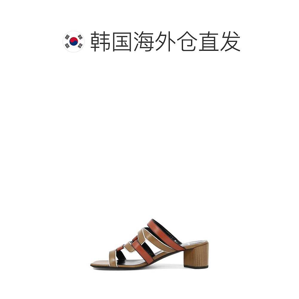 韩国直邮PIERRE HARDY24SS凉鞋女AAC02KID CALF COGNAC BRICK Bro - 图1