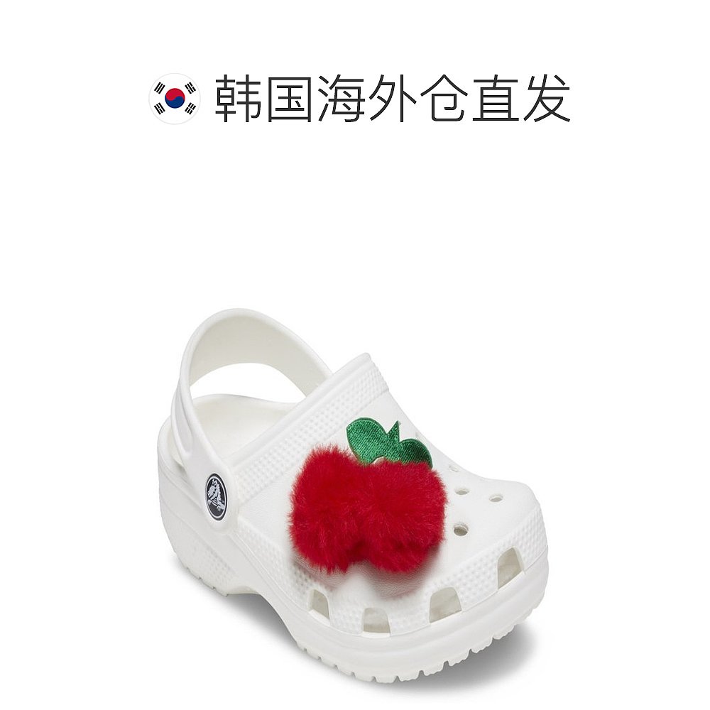 韩国直邮Crocs跑步鞋[Galleria CROCS]本社饰品 POSI樱桃红-图1