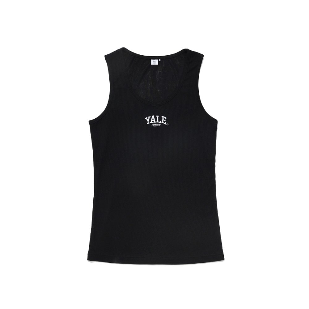 韩国直邮YALE [YALE x BONBOM] 2 TONE ARCH SLEEVELESS BLACK吊Y - 图0