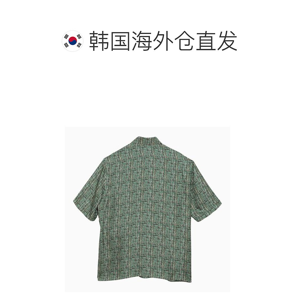 韩国直邮FENDI24SS长袖衬衫男FS0795AR6F O FENDI F0QC3GREEN - 图1