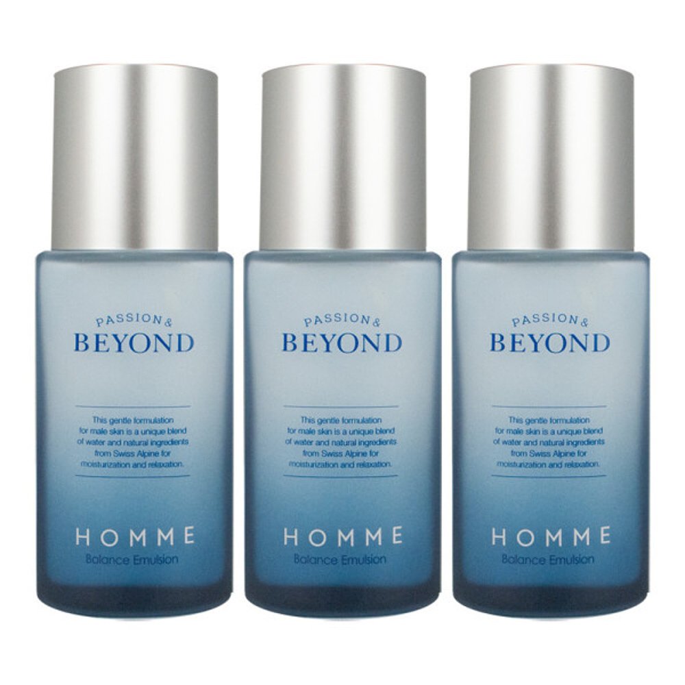 韩国直邮BEYOND 乳液/面霜 贝妍德 HOMME 平衡乳液 130ml x 3个 - 图2